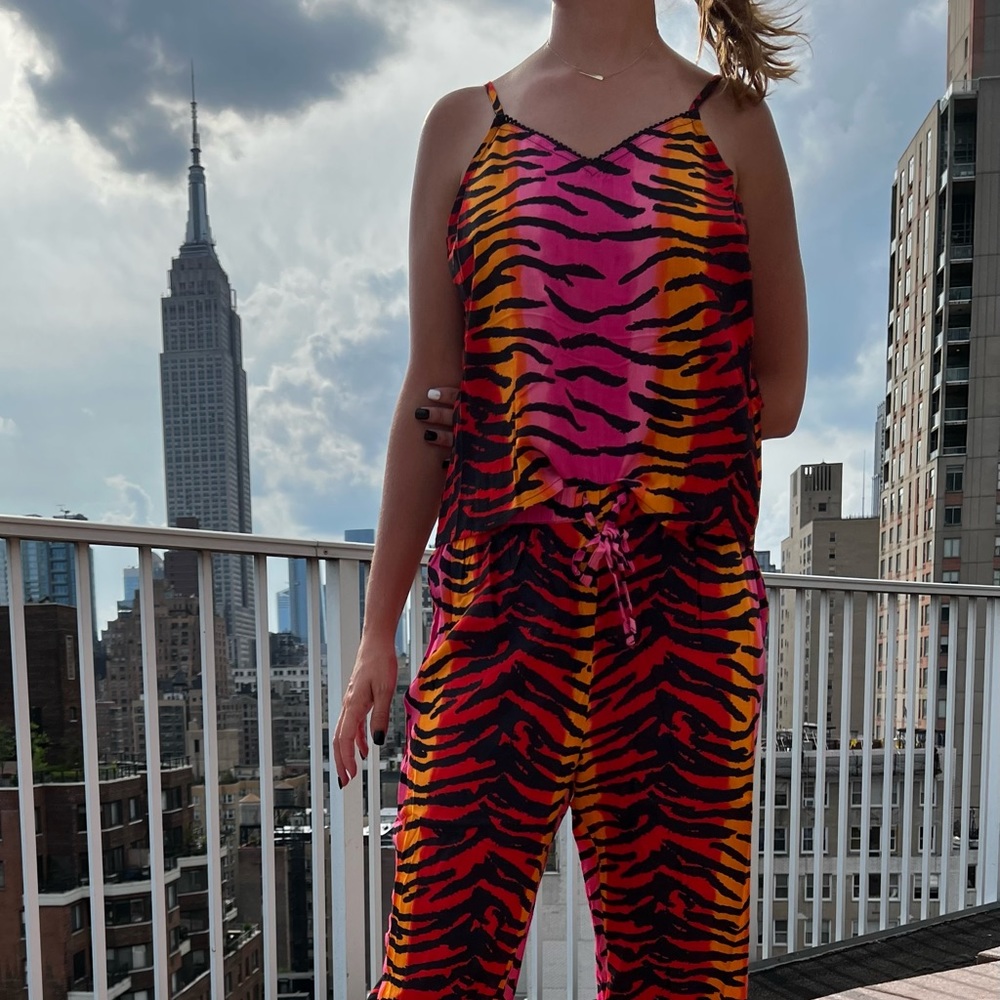 Animal neon pajama set